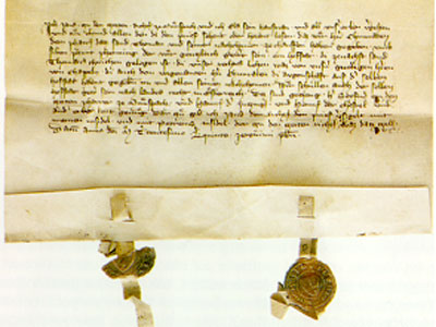 Urkunde von St. Thomas am Blasenstein