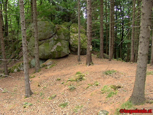 Ruine Rotenfels od. Alt-Waxenberg / Oberösterreich