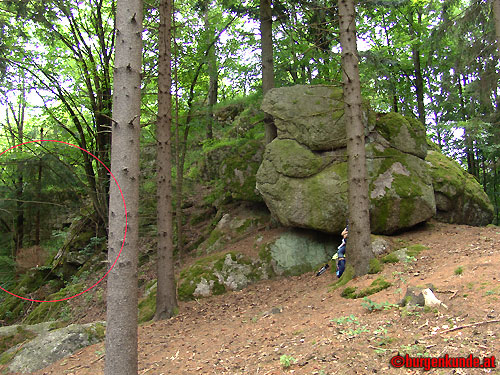 Ruine Rotenfels od. Alt-Waxenberg / Oberösterreich