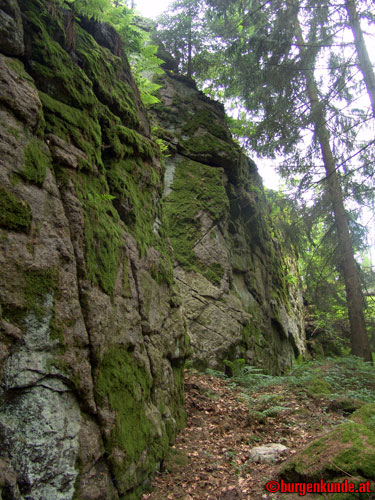 Ruine Rotenfels od. Alt-Waxenberg / Oberösterreich