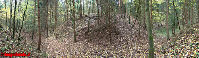 Burgstall Hausberg Wasenberg / Oberösterreich