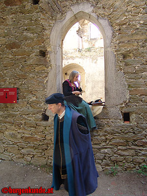 Mittelalter-Frühjahrs-Markt auf Burg Aggstein / Niederösterreich / April 2005