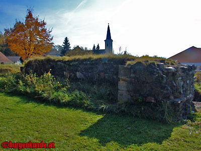 Die romanische Kirchenruine von Pilgersdorf / Burgenland
