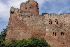 Burg Kintzheim mit der Greifvogelwarte im Elsass