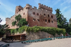 Burg Kintzheim mit der Greifvogelwarte im Elsass