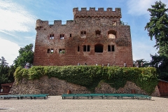 Burg Kintzheim mit der Greifvogelwarte im Elsass