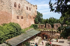 Burg Kintzheim mit der Greifvogelwarte im Elsass