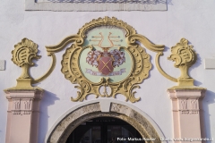 Wappen der Fischbäck (Fischböck) mit Jahreszahl 788 - 1467.