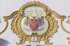 Wappen der Fischbäck (Fischböck) mit Jahreszahl 788 - 1467.