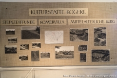 Historische Aufnahmen vom Burgstall Kögerl aus dem Heimatmuseum Vorchdorf im Schloss Hochhaus.