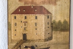 Ein altes Bild von Schloss Pragstein zeugt von einem Unglück zwischen dem Ufer und dem Schloss. Joseph Moser Schiffinhu (?) von Mauthausen 46 Jahr alt gab den 13ten August 1819 ?? 8 Uhr Abends in der Donau seinen Geist auf. Den 18ten des neymlichen Monathes wurde er aus derselben gefunden wird dann begraben. Reiche ihm o Herr! den ewigen Frieden. Johann Birngruber 26 Jahre alt, Zimermeister-Sohir von Mauthausen verunglückte am 8. Juni 1891 da er beim Baue der Badhütte in die Donau stürtzte und ertrank. Man bittet um einen Vaterunser. (sic)