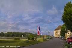 Schloss Pragstein fügt sich wunderbar in das historische Ambiente und schöne Panorama von Mauthausen.