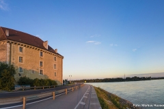 Schloss Pragstein fügt sich wunderbar in das historische Ambiente und schöne Panorama von Mauthausen.