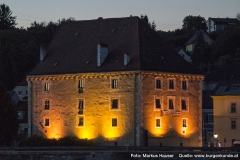 Schloss Pragstein fügt sich wunderbar in das historische Ambiente und schöne Panorama von Mauthausen.