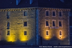 Schloss Pragstein fügt sich wunderbar in das historische Ambiente und schöne Panorama von Mauthausen.