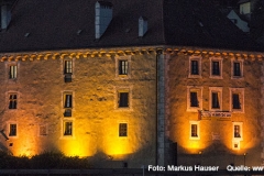 Schloss Pragstein fügt sich wunderbar in das historische Ambiente und schöne Panorama von Mauthausen.