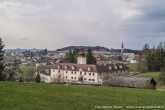 Von hier aus ist es besonders klar ersichtlich, welche Nachteile der Standort von Schloss Waldenfels mit sich braschte.