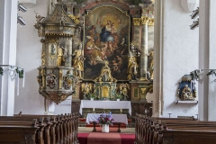 Blick ins Kircheninnere.