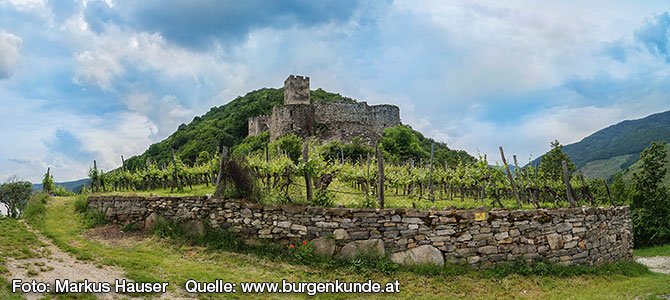 Ruine Hinterhaus in der Wachau