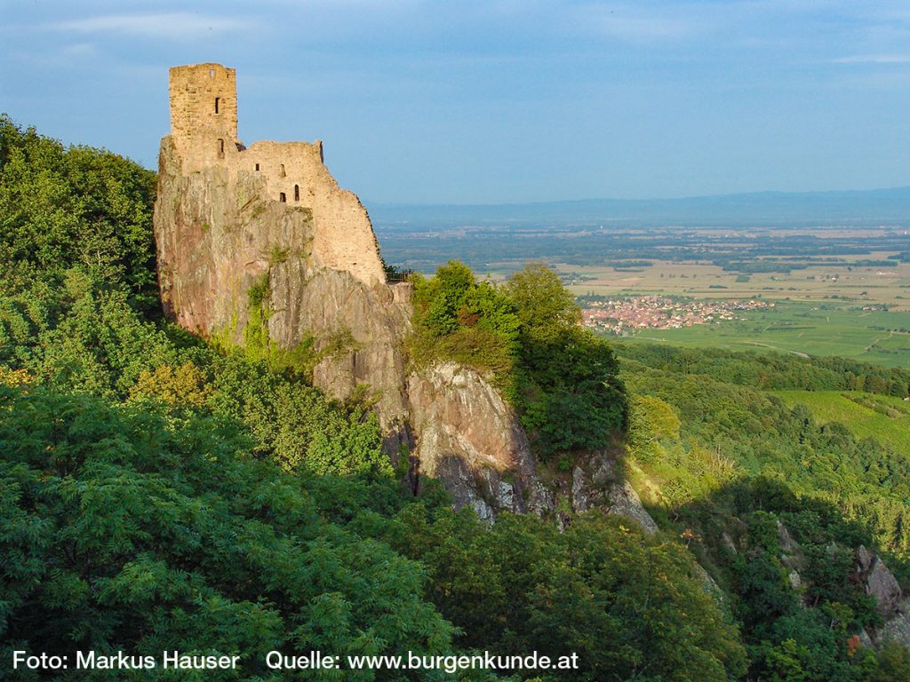 Burg Girsberg im Elsass