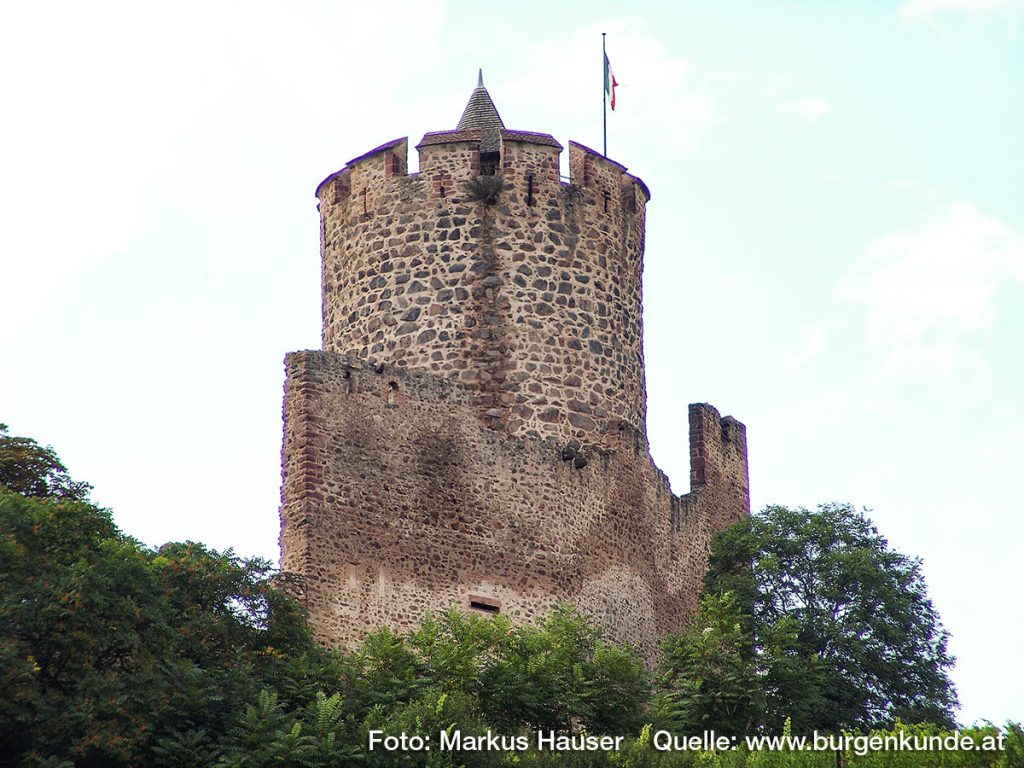 Burg Kaysersberg im Elsass