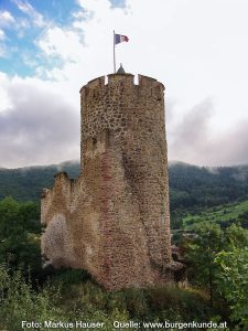 Burg Kaysersberg im Elsass