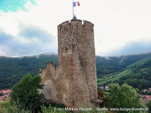 Burg Kaysersberg im Elsass