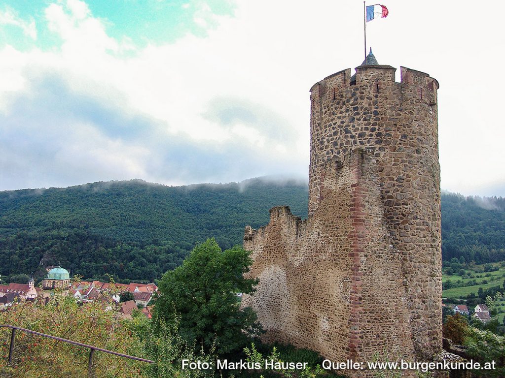 Burg Kaysersberg im Elsass