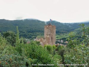Burg Kaysersberg im Elsass