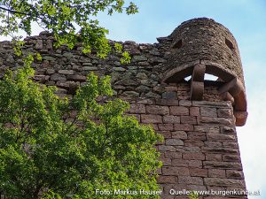 Burg Kintzheim mit der Greifvogelwarte im Elsass