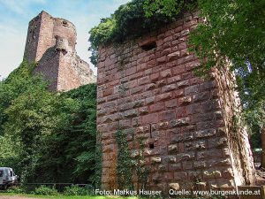 Burg Kintzheim mit der Greifvogelwarte im Elsass