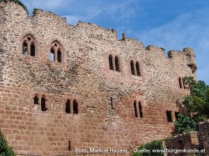 Burg Kintzheim mit der Greifvogelwarte im Elsass