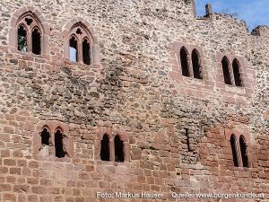 Burg Kintzheim mit der Greifvogelwarte im Elsass