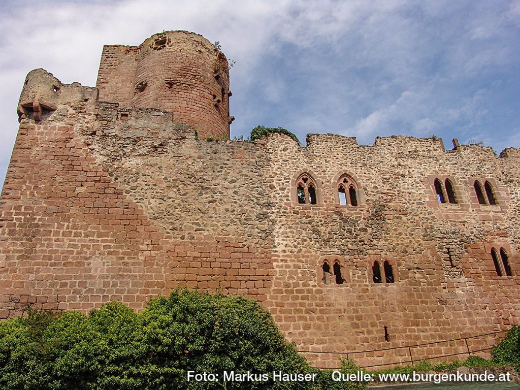 Burg Kintzheim mit der Greifvogelwarte im Elsass