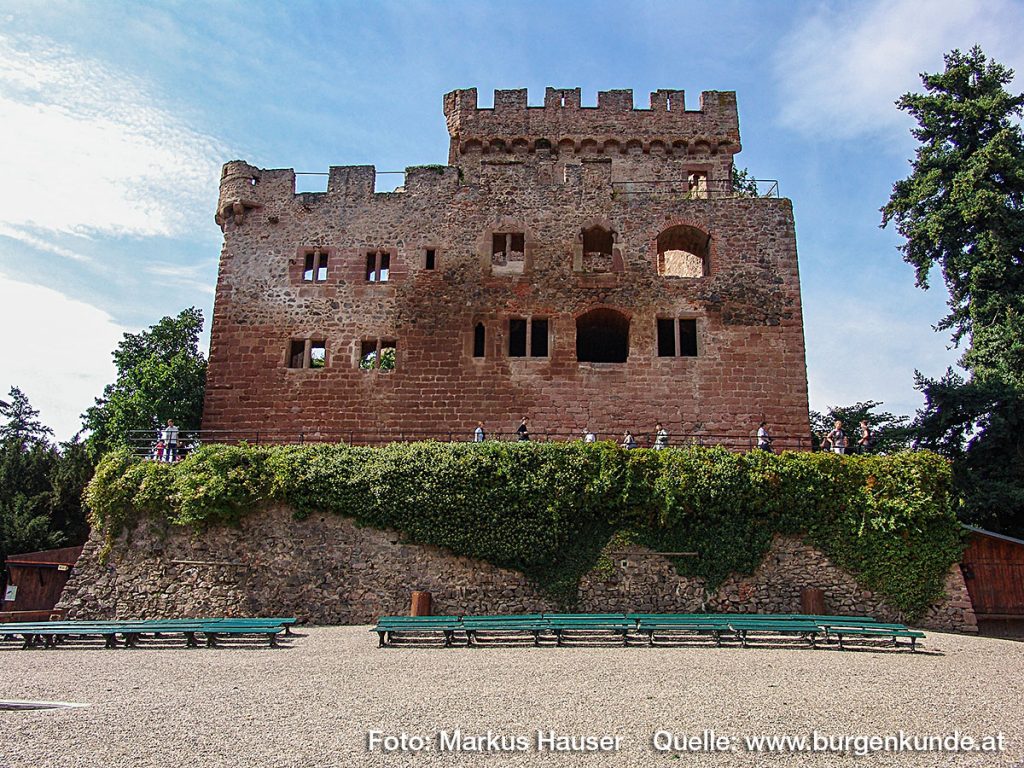 Burg Kintzheim mit der Greifvogelwarte im Elsass