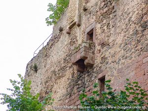Burg Kintzheim mit der Greifvogelwarte im Elsass