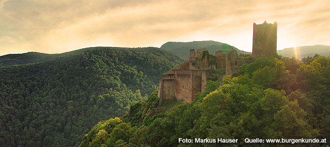 Ulrichsburg (Sankt Ulrich) im Elsass (Frankreich)