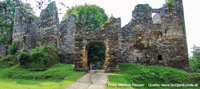 Burgruine Gomarn in Bad St. Leonhard (Kärnten)