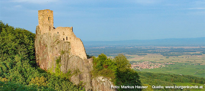 Burg Girsberg im Elsass (Frankreich)